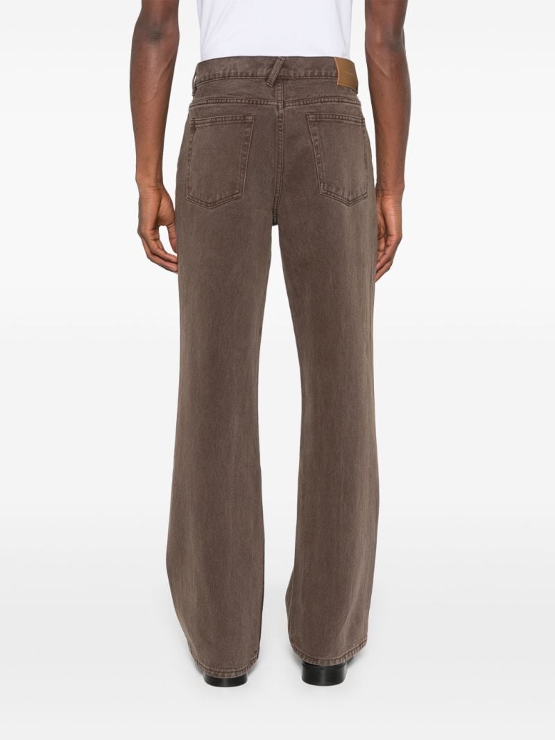 Brown Straight-leg Jeans