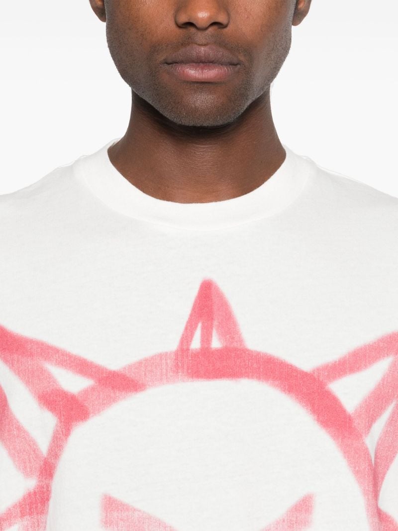 White Squinting Sun T-shirt