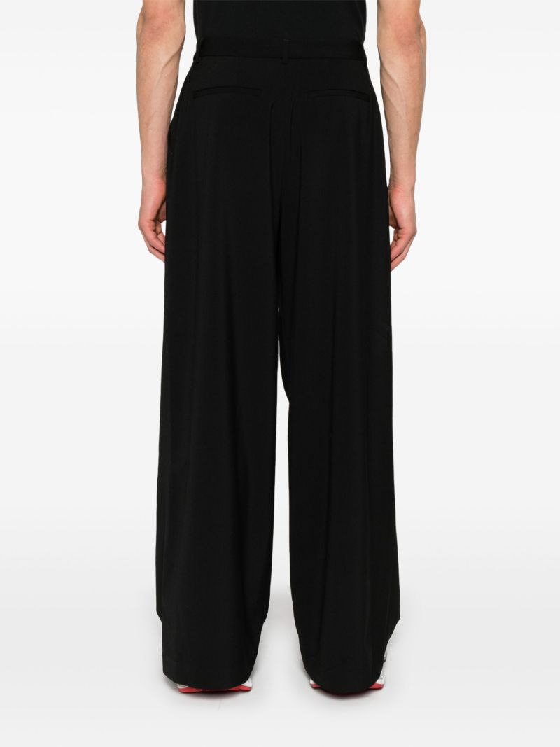 Black Straight-leg Trousers