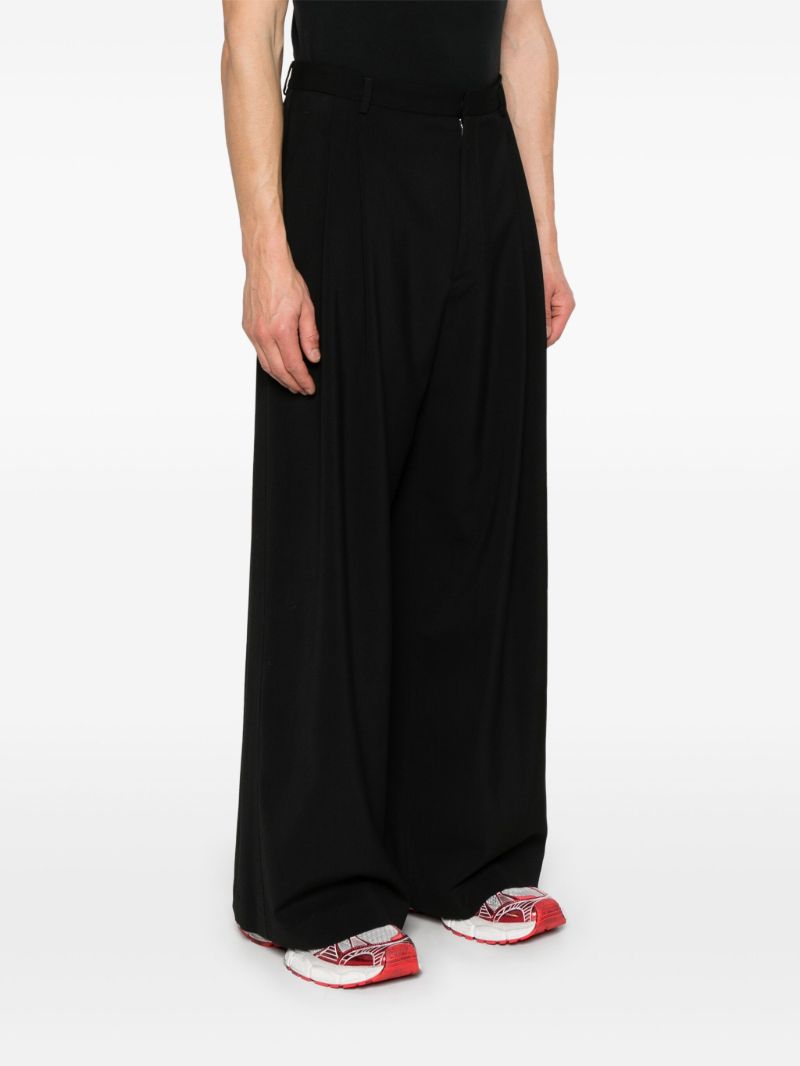 Black Straight-leg Trousers