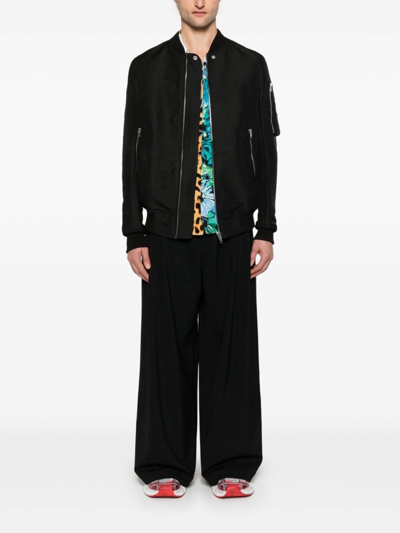 Black Straight-leg Trousers