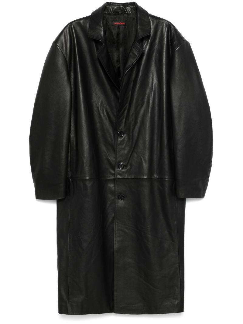 Crombie Leather Coat
