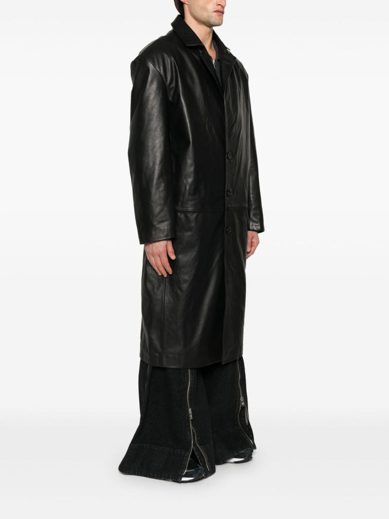 Crombie Leather Coat