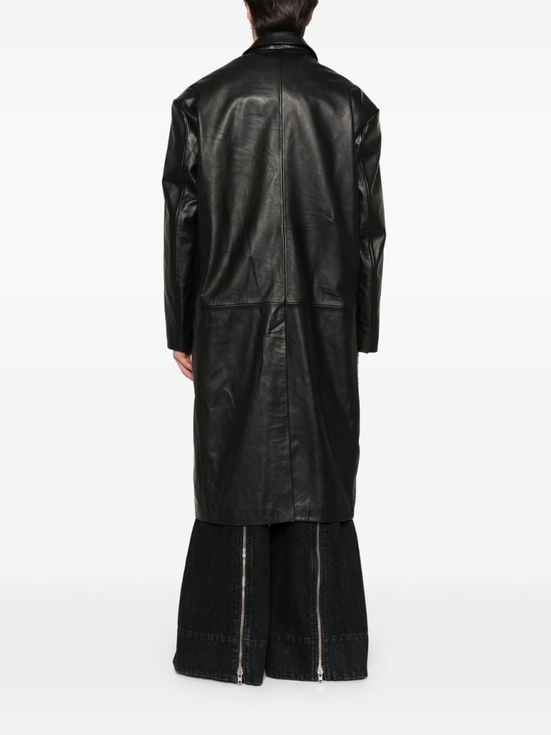 Crombie Leather Coat