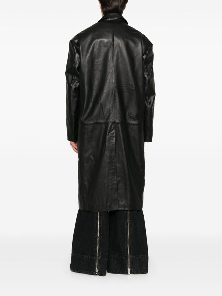 Crombie Leather Coat