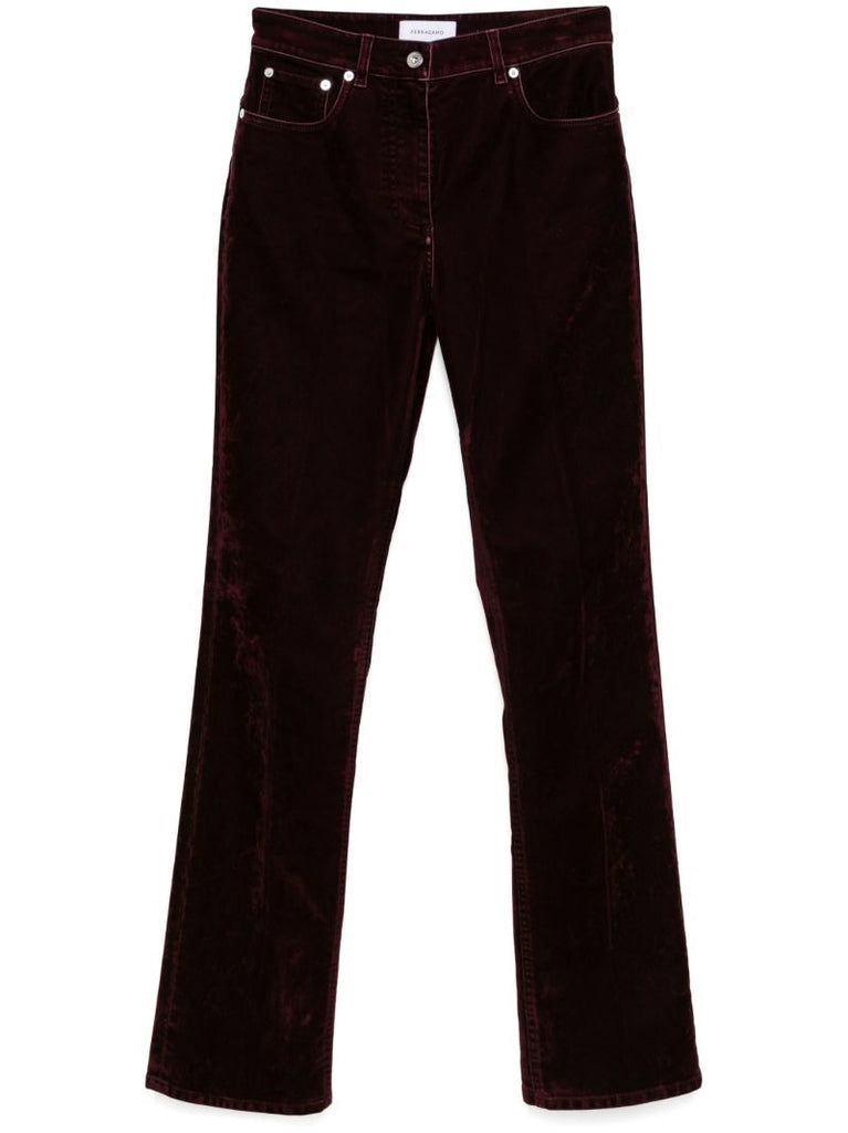 Red Velvet Trousers