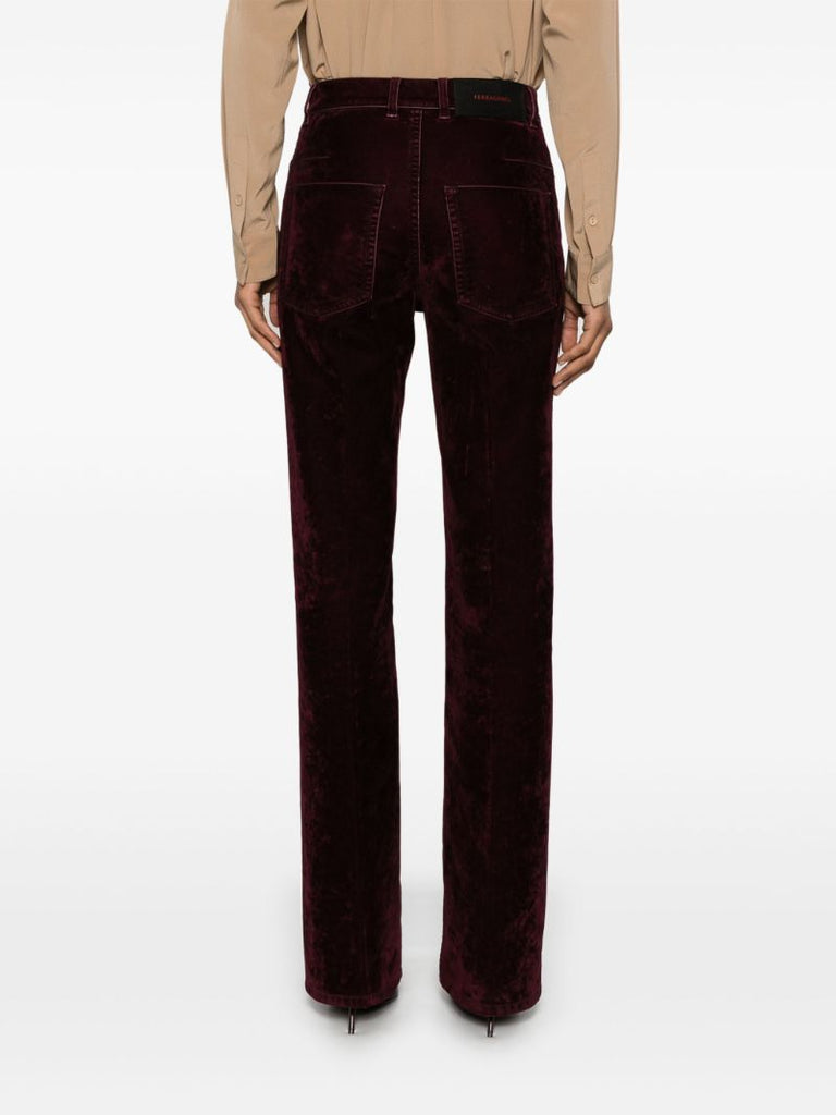 Red Velvet Trousers