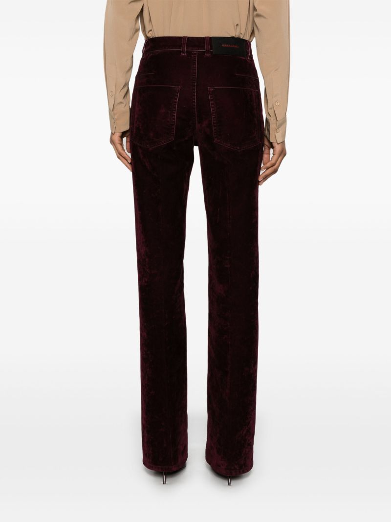 Red Velvet Trousers