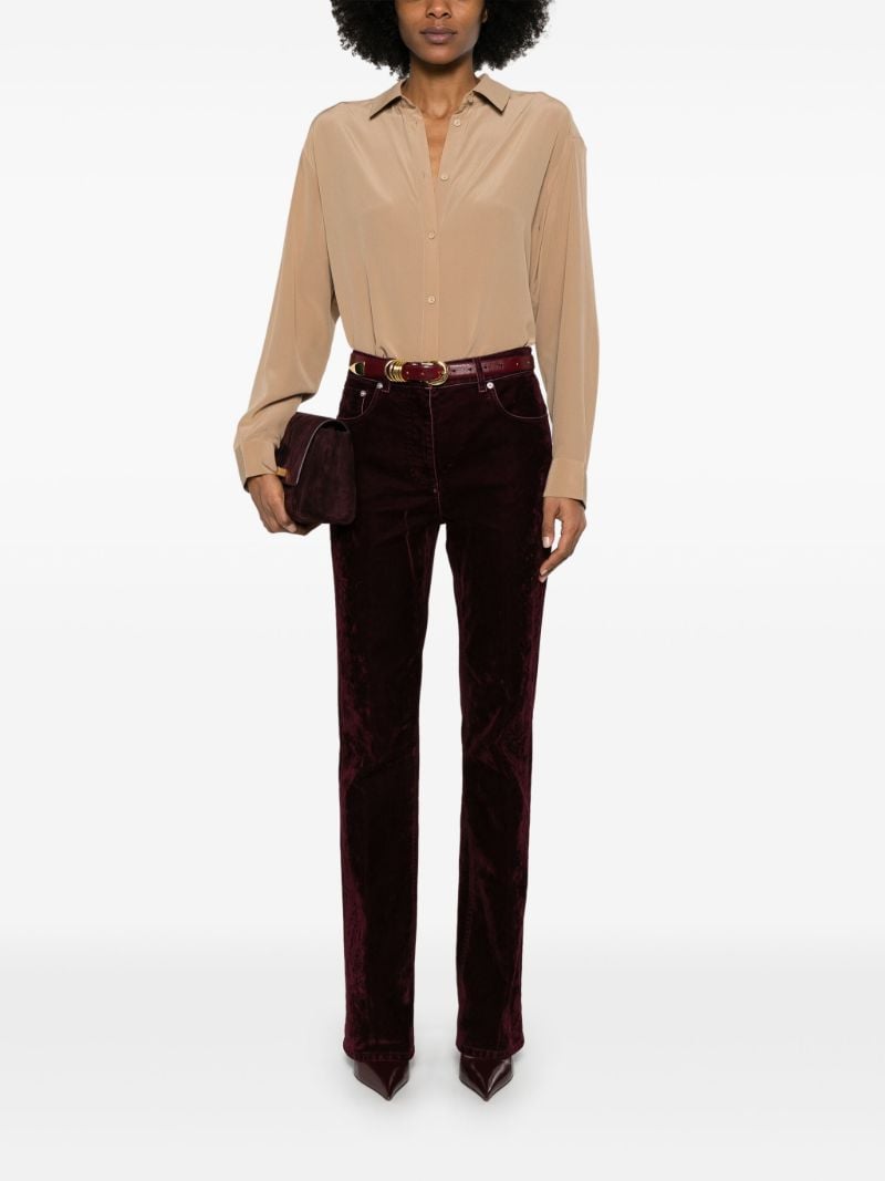 Red Velvet Trousers