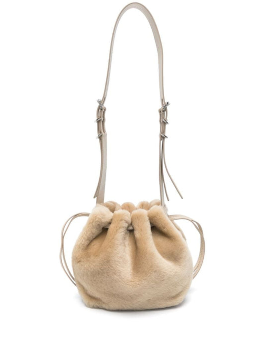 Neutral Pumpkin Small Bucket Bag