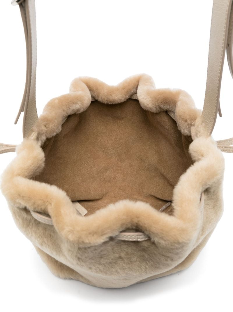 Neutral Pumpkin Small Bucket Bag