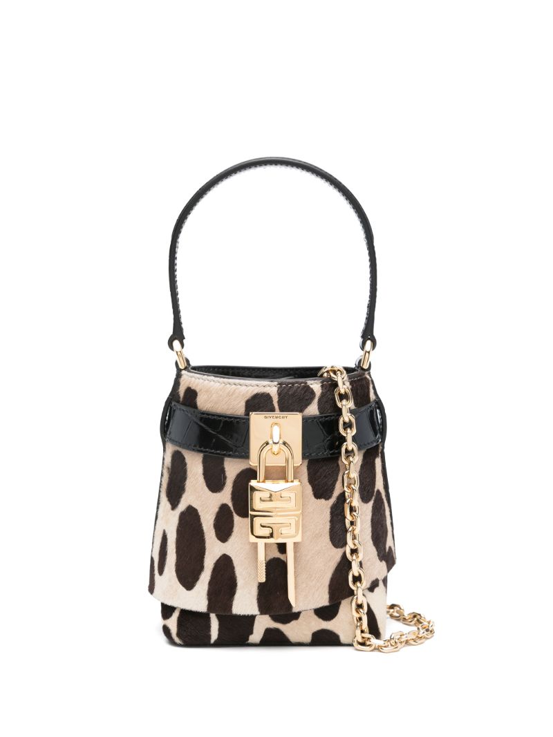 Black Shark Lock Bucket Bag