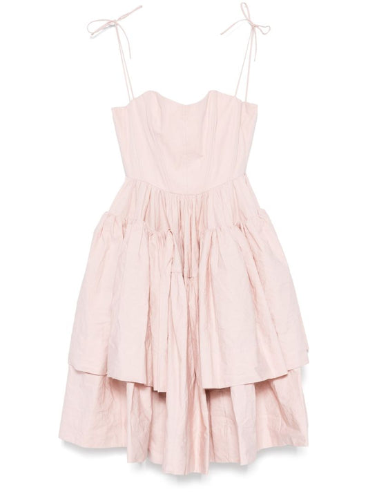 Pink Tiered Dress