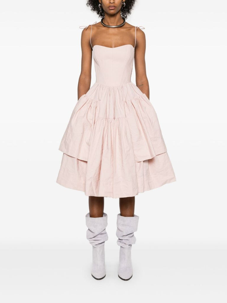 Pink Tiered Dress
