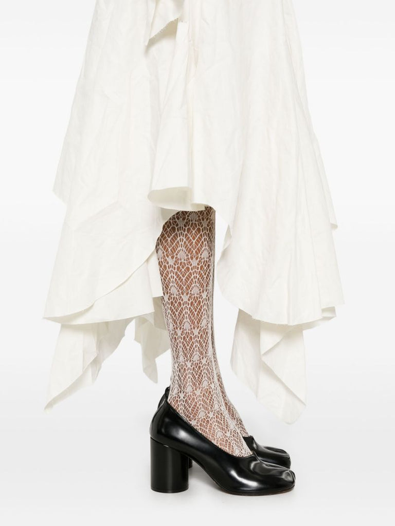 White Ruffled Dress