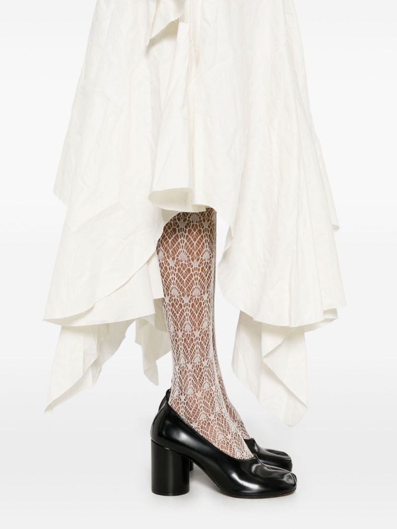 White Ruffled Dress