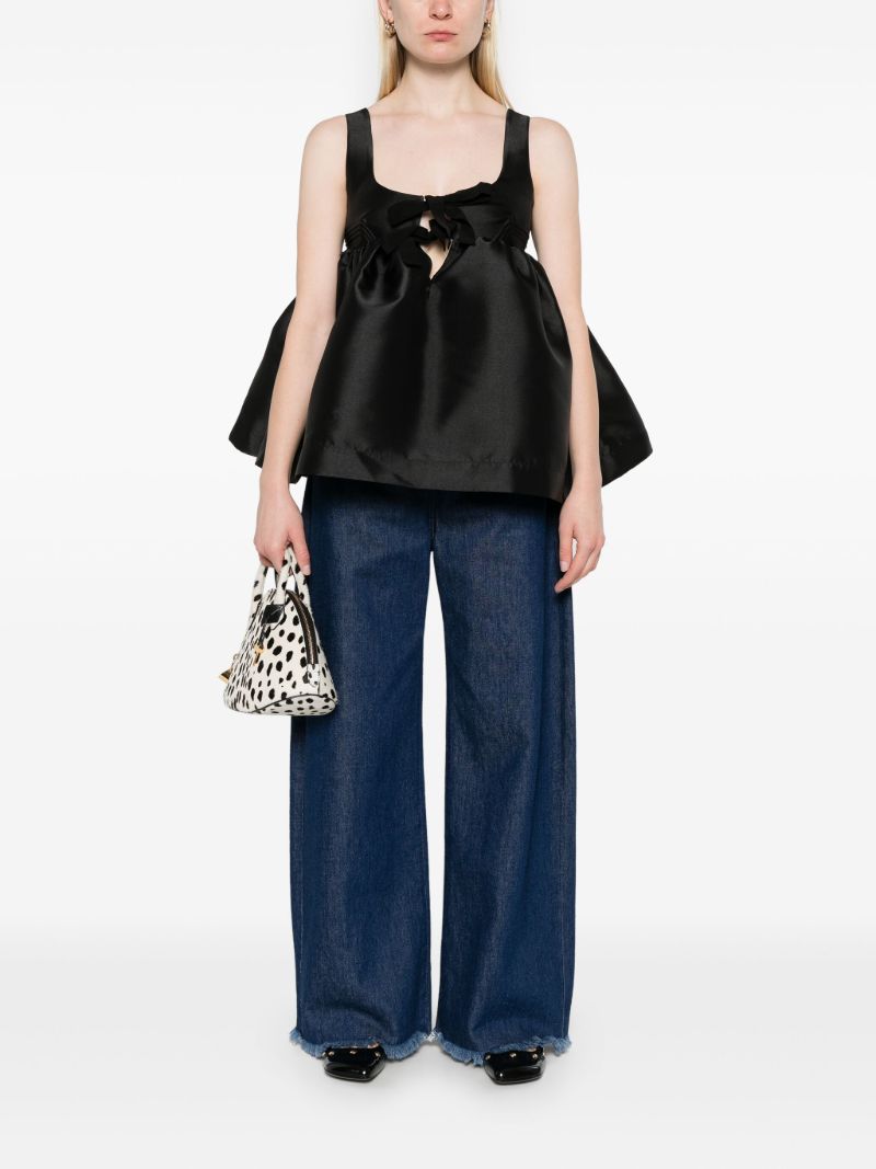 Black Mikado Top