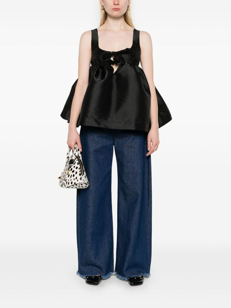 Black Mikado Top