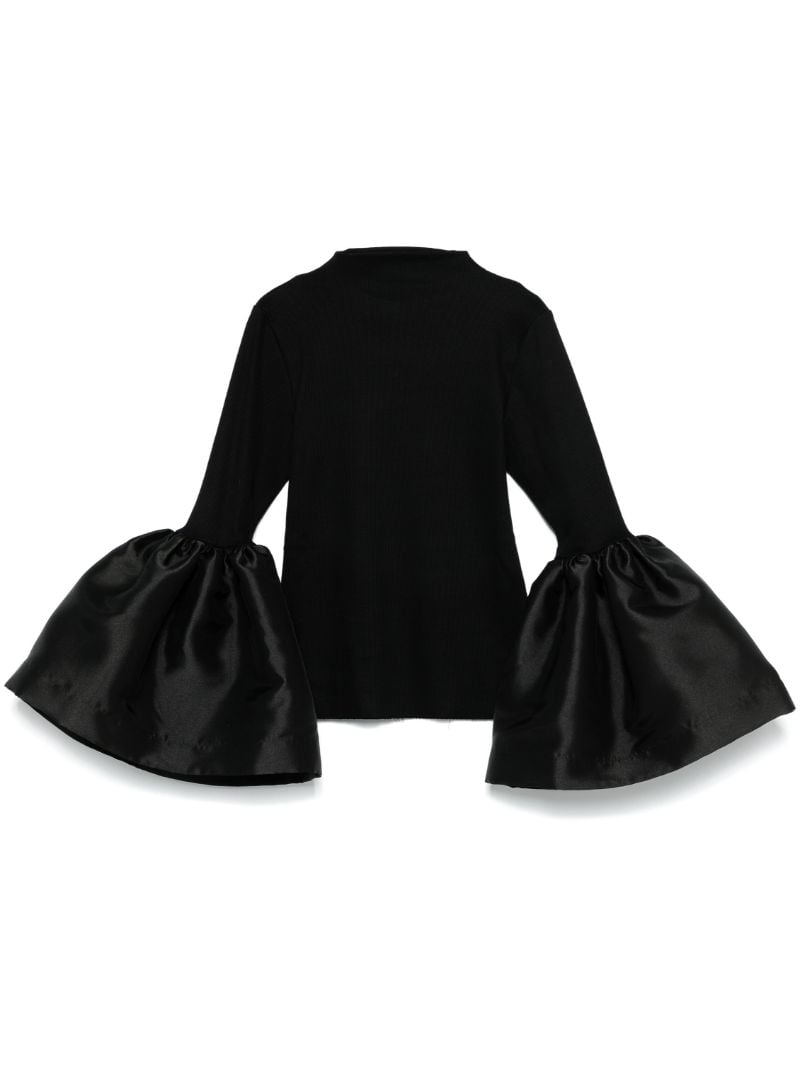 Flared-cuff Top