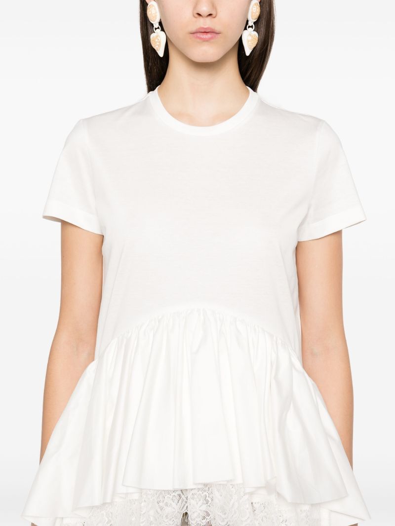 Ruffled T-shirt