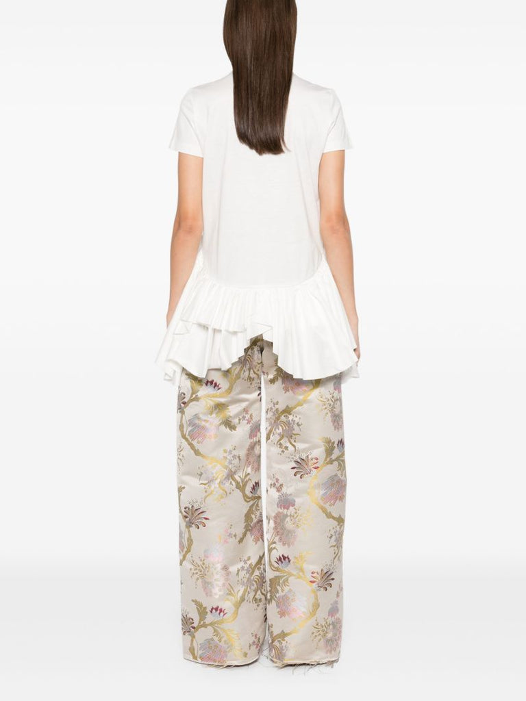 Ruffled T-shirt