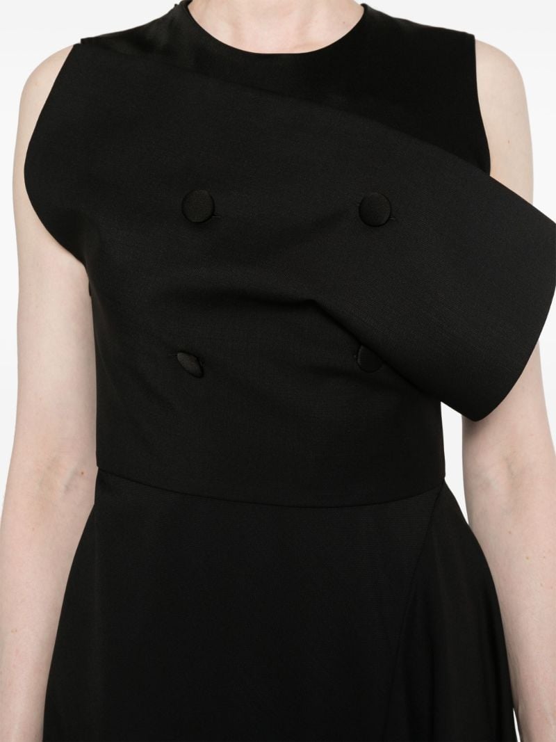 Asymmetric Midi Dress