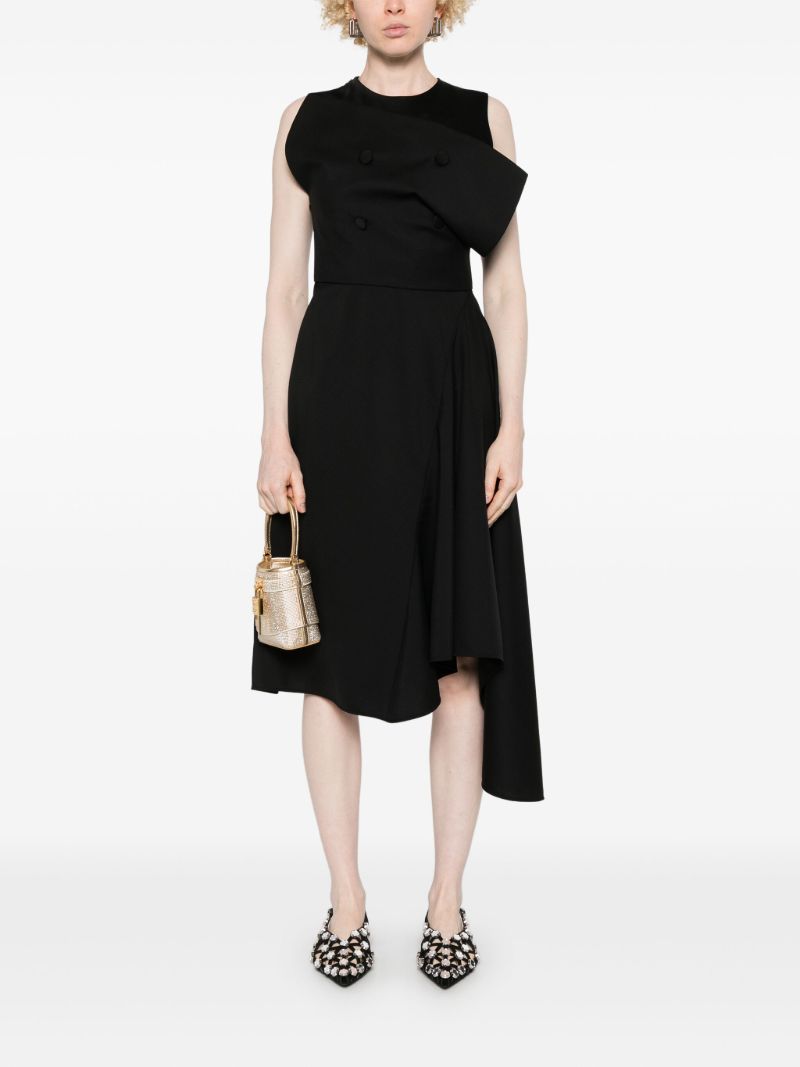 Asymmetric Midi Dress