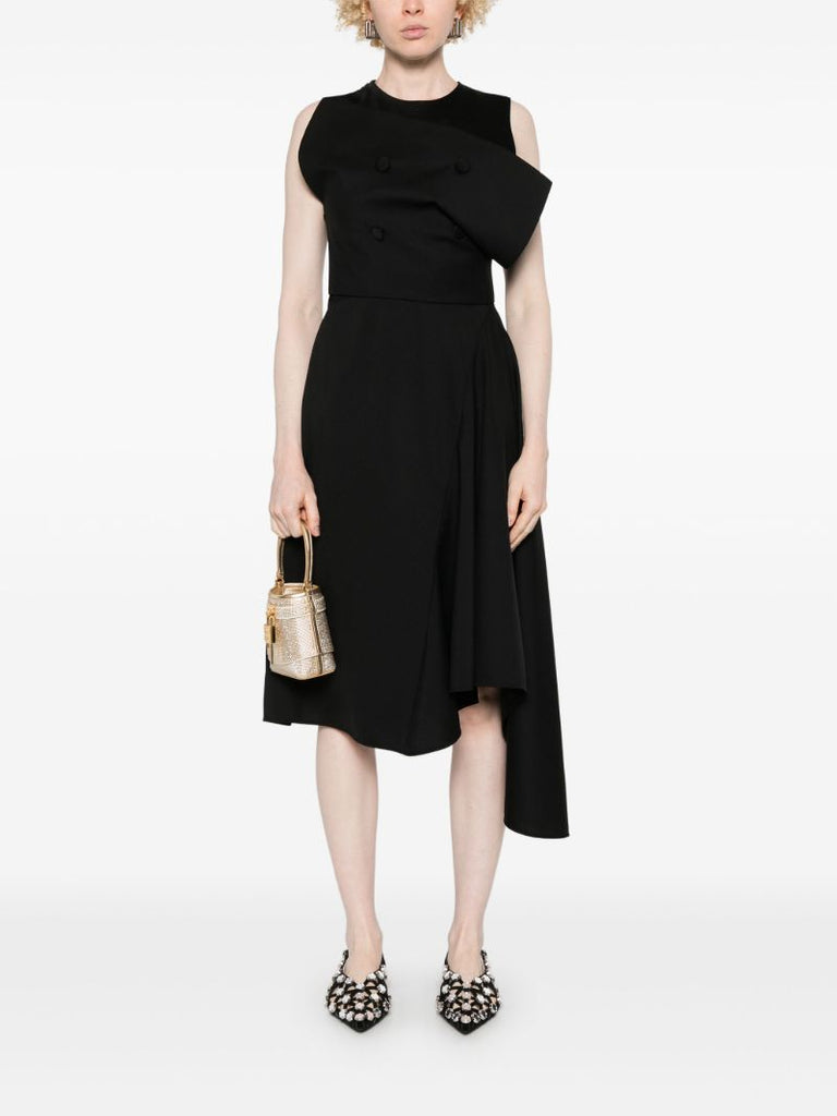 Asymmetric Midi Dress