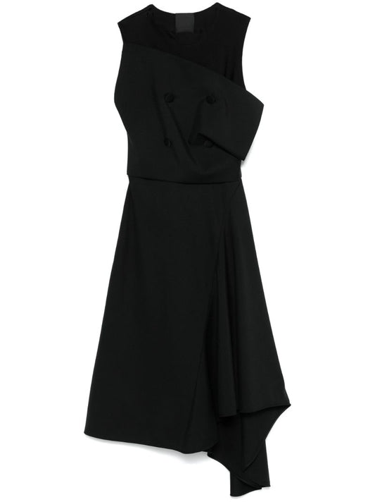 Asymmetric Midi Dress