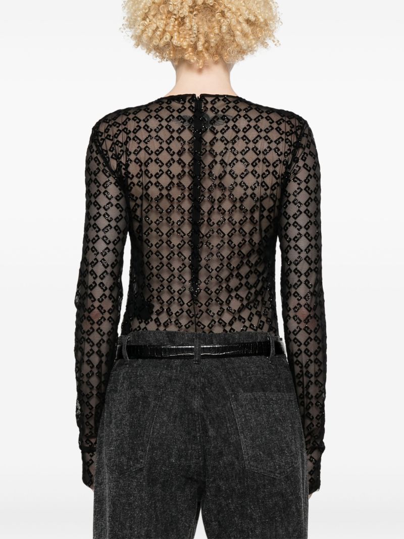 Flocked-monogram Body