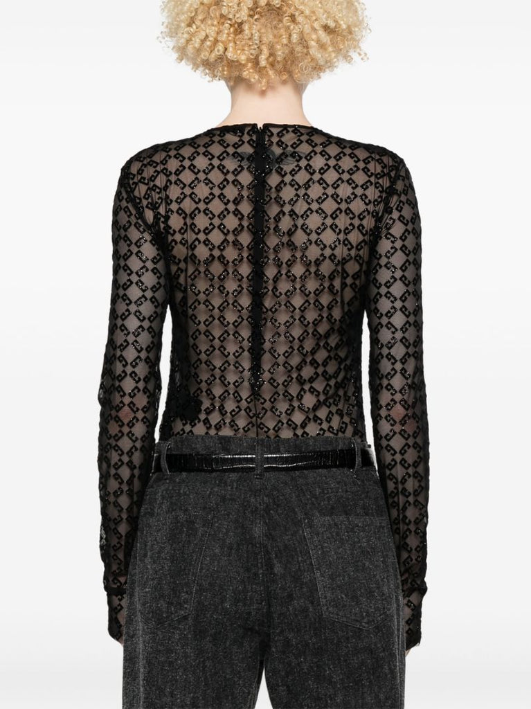 Flocked-monogram Body