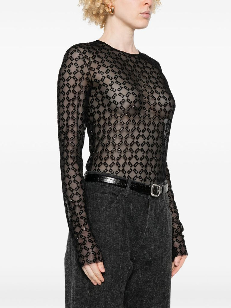 Flocked-monogram Body