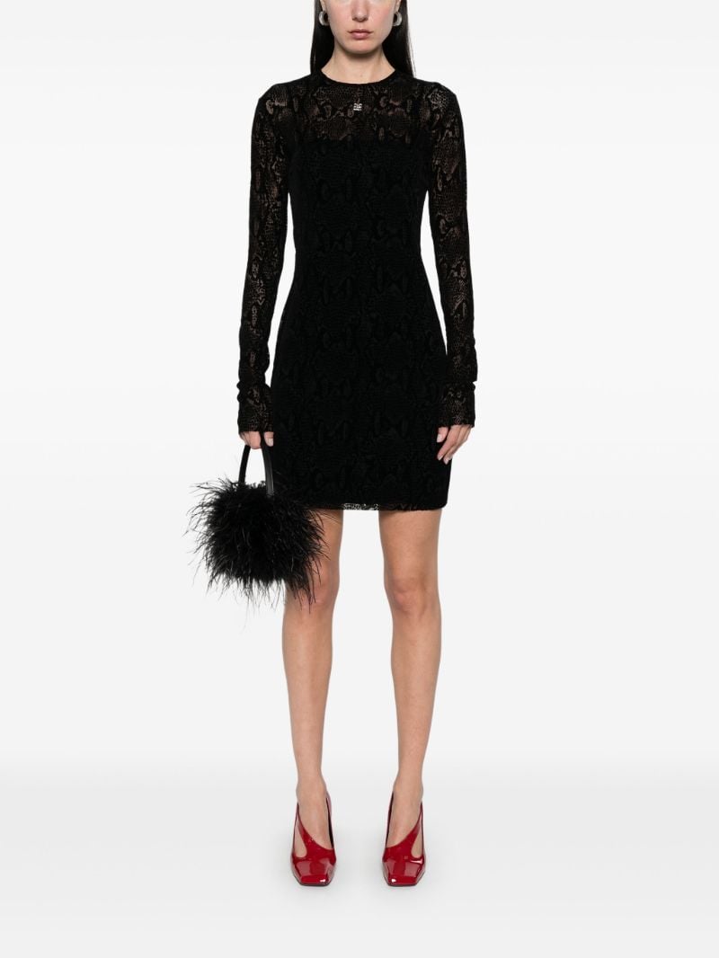 Black 4g-plaque Dress