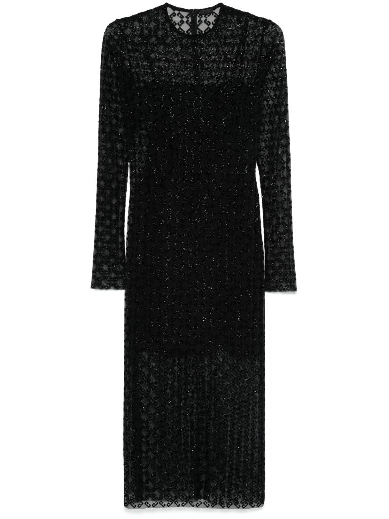 Sheer Midi Dress