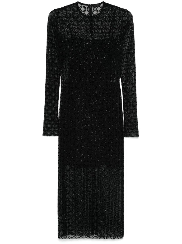 Sheer Midi Dress