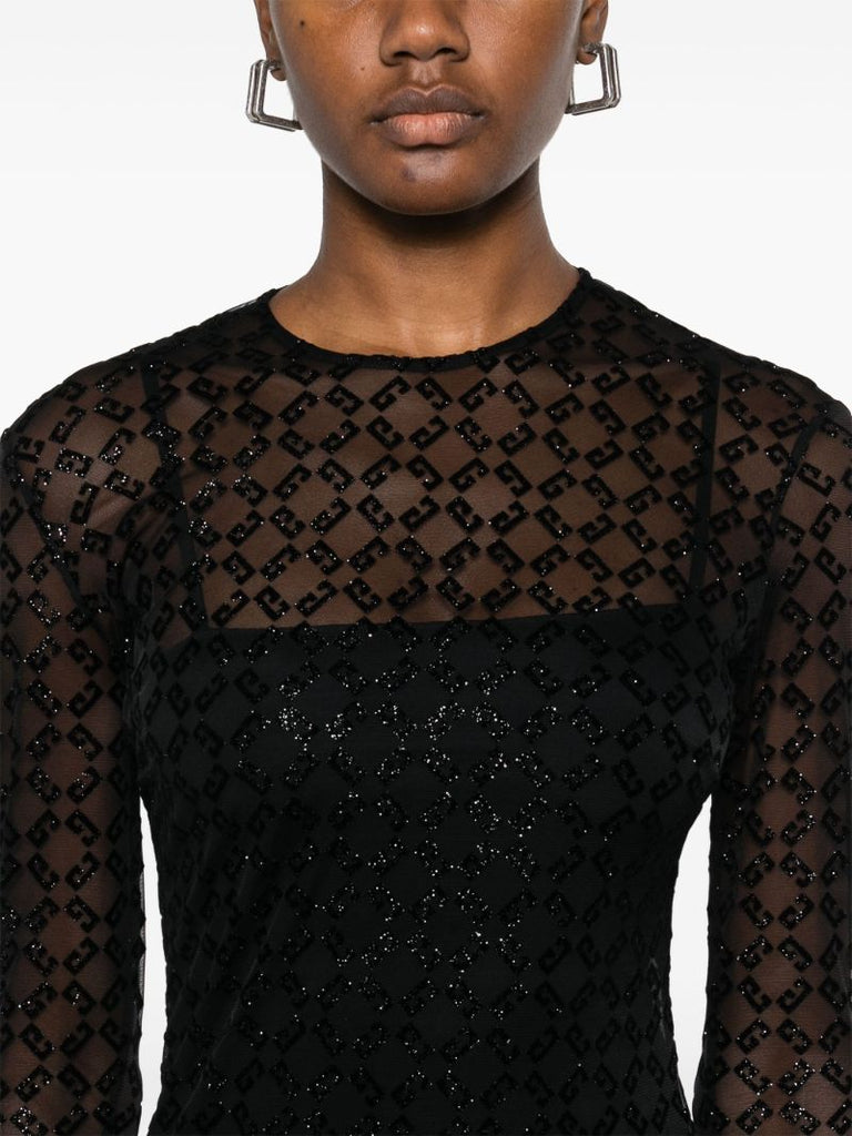 Sheer Midi Dress