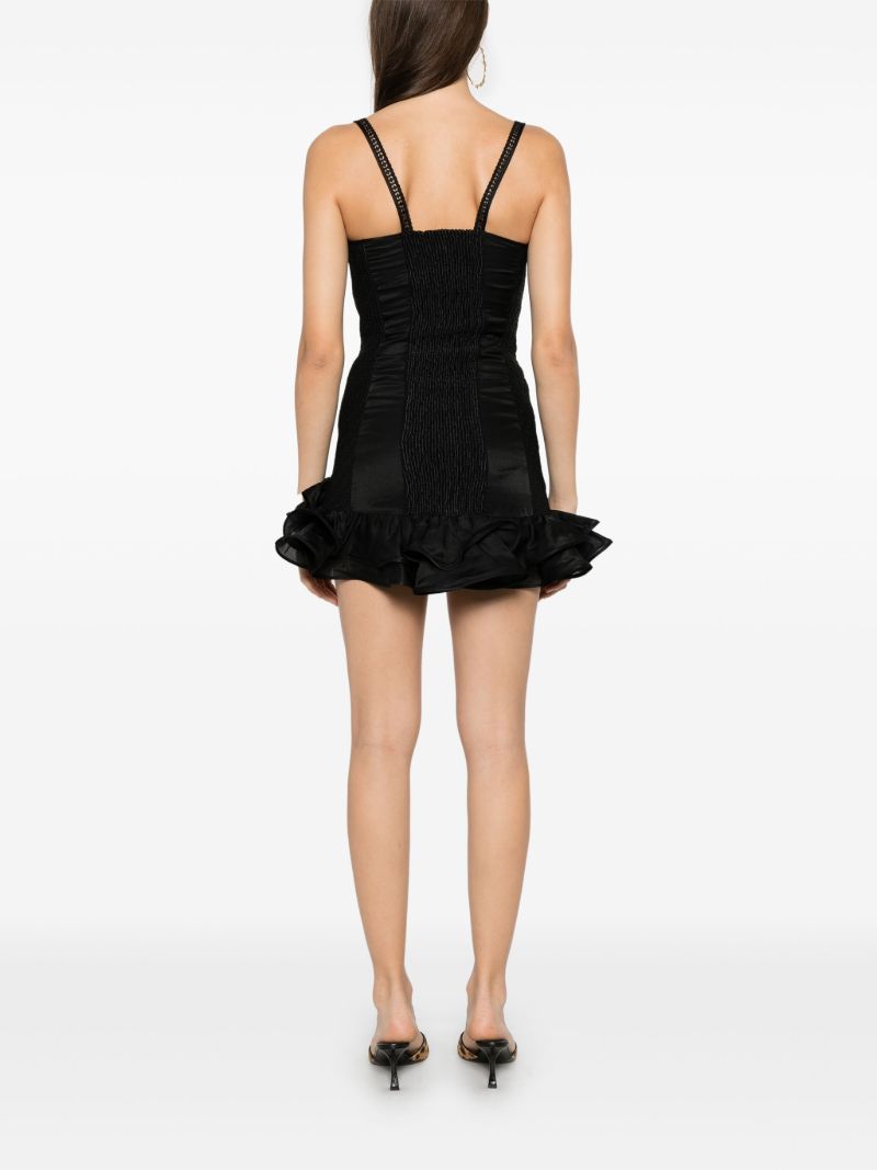 Embroidered Mini Dress