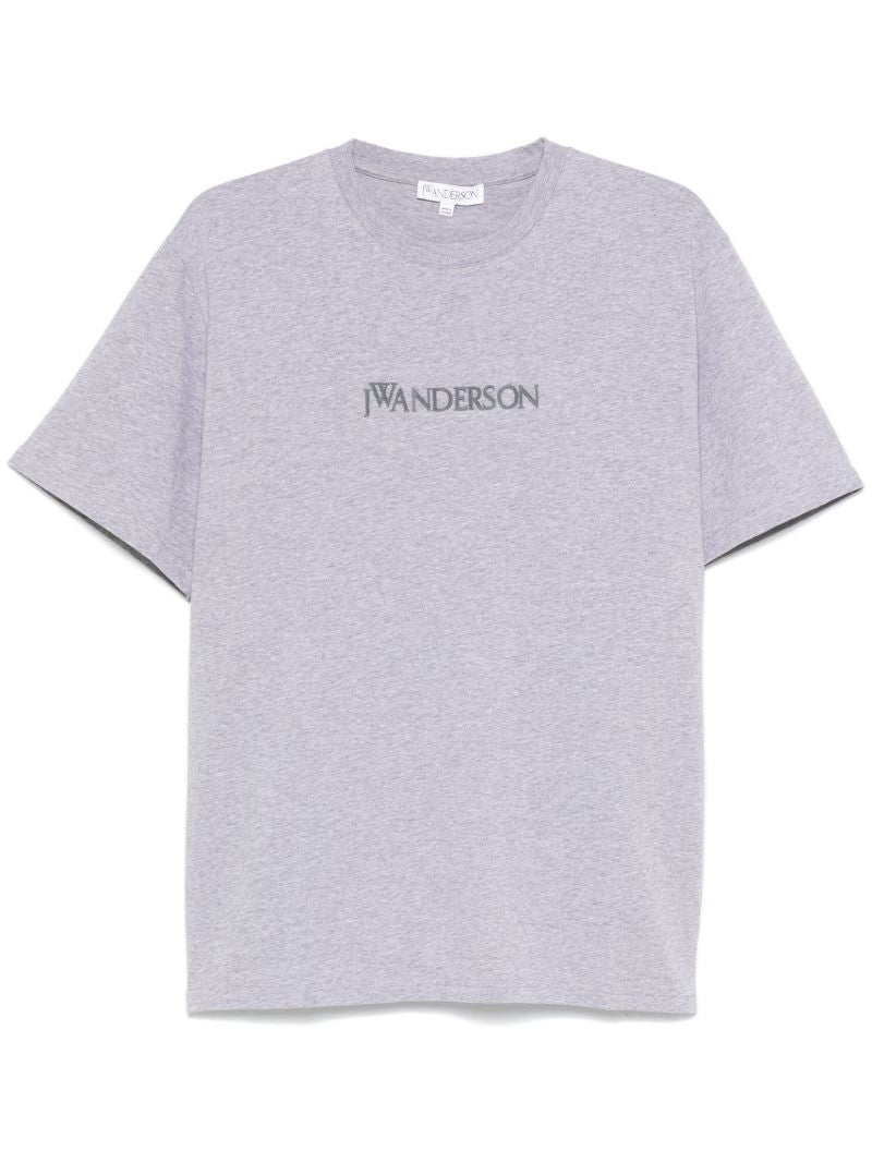 Flocked-logo T-shirt