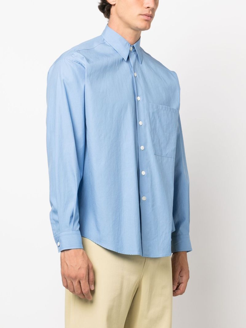 Blue Cotton Shirt