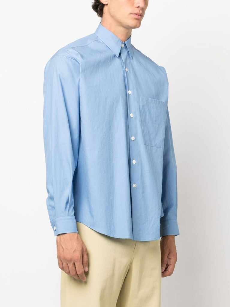 Blue Cotton Shirt