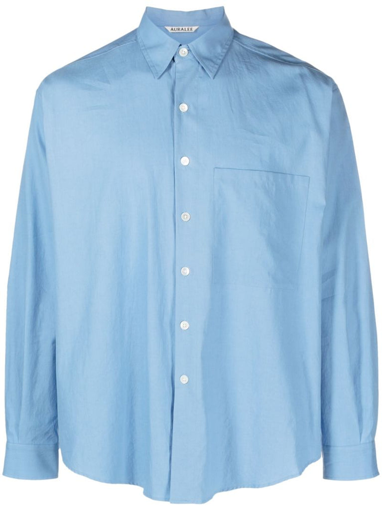 Blue Cotton Shirt