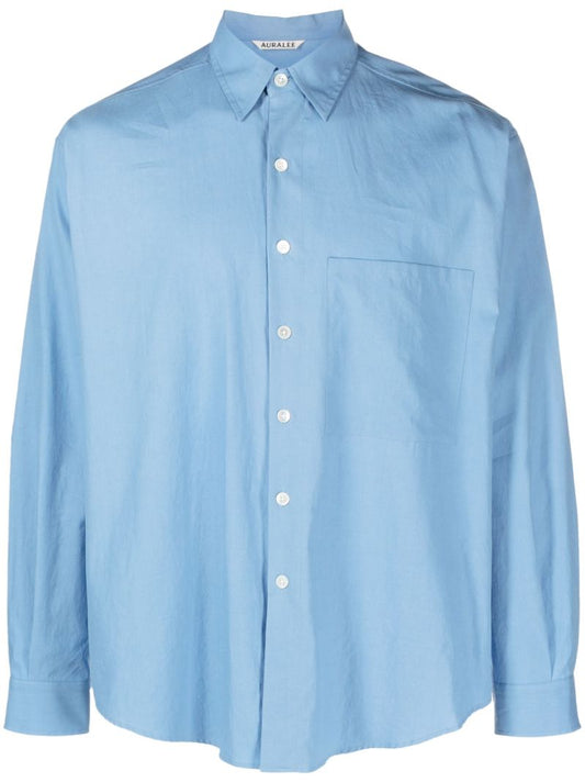 Blue Cotton Shirt