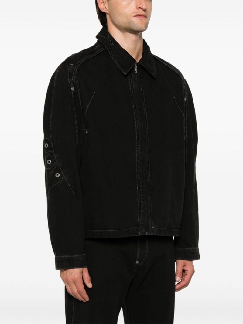 Contrast-stitching Denim Jacket