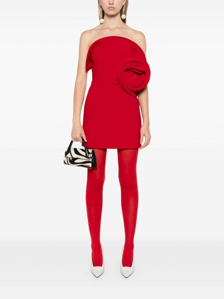 Rose AppliquÃ_x0083_Â© Minidress