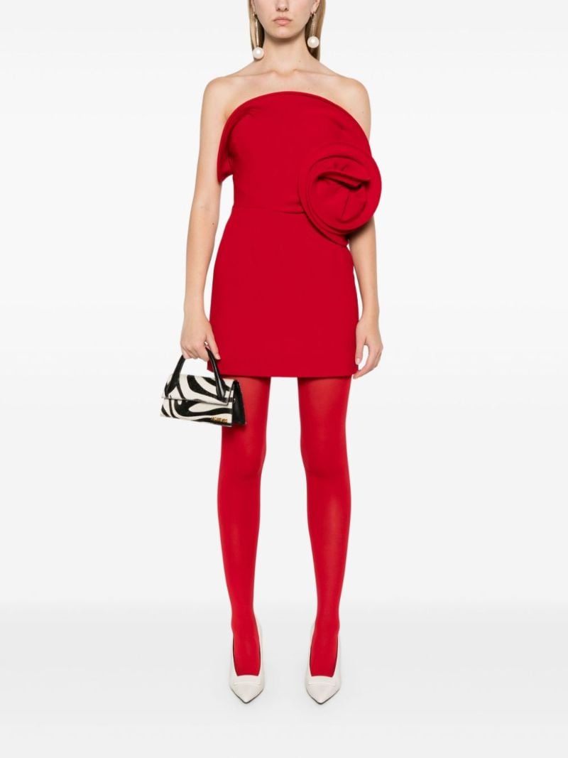 Rose AppliquÃ_x0083_Â© Minidress