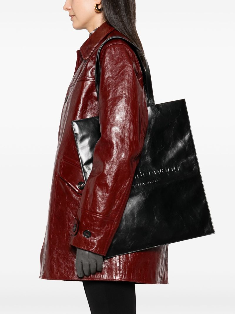 Black Punch Tote Bag