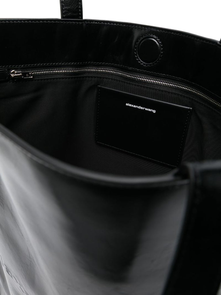 Black Punch Tote Bag