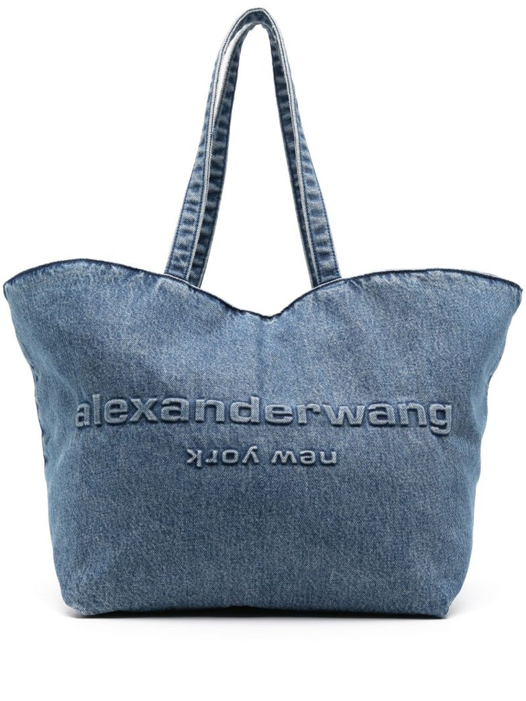 Blue Punch Tote Bag