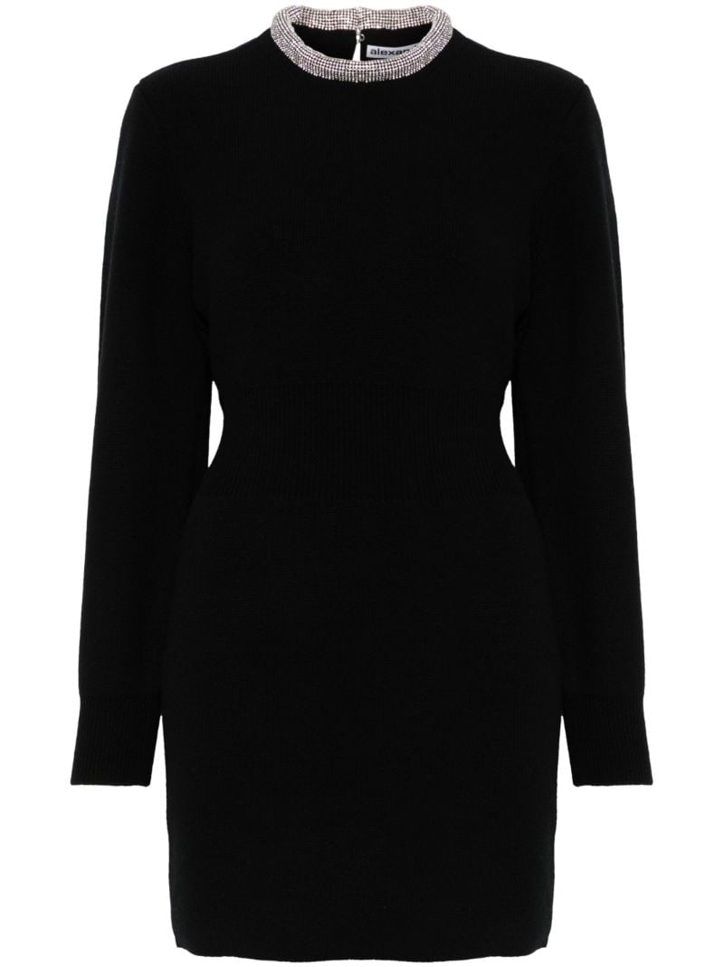 Black Crystal-embellished Dress