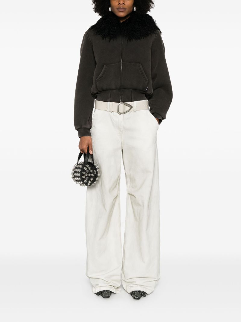 Brown Shearling-collar Jacket